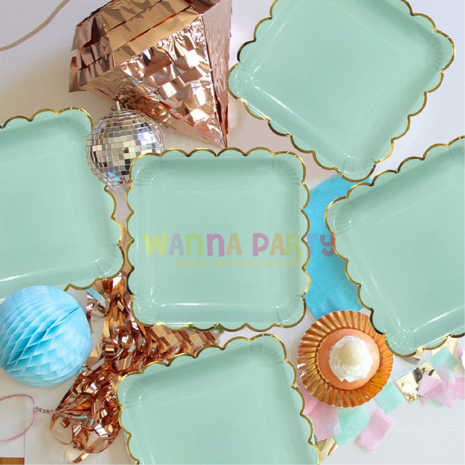 Disposable general birthday plates for birthday parties