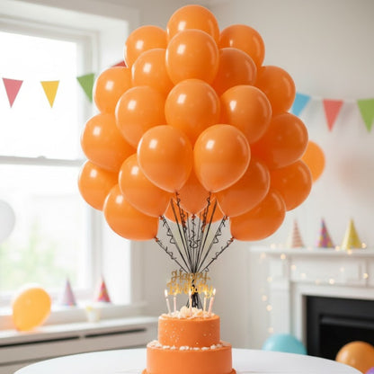 Orange Latex  Balloons 10" - 20PC