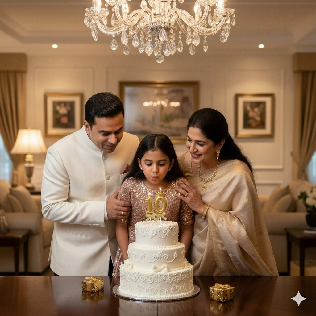 Golden Crown Numerical Candle No. 0