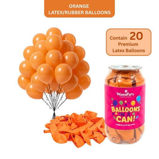 Orange Latex  Balloons 10" - 20PC