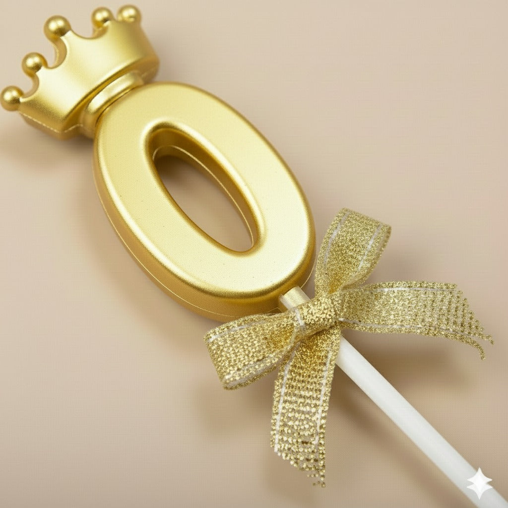 Golden Crown Numerical Candle No. 0