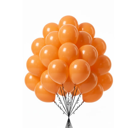 Orange Latex  Balloons 10" - 20PC