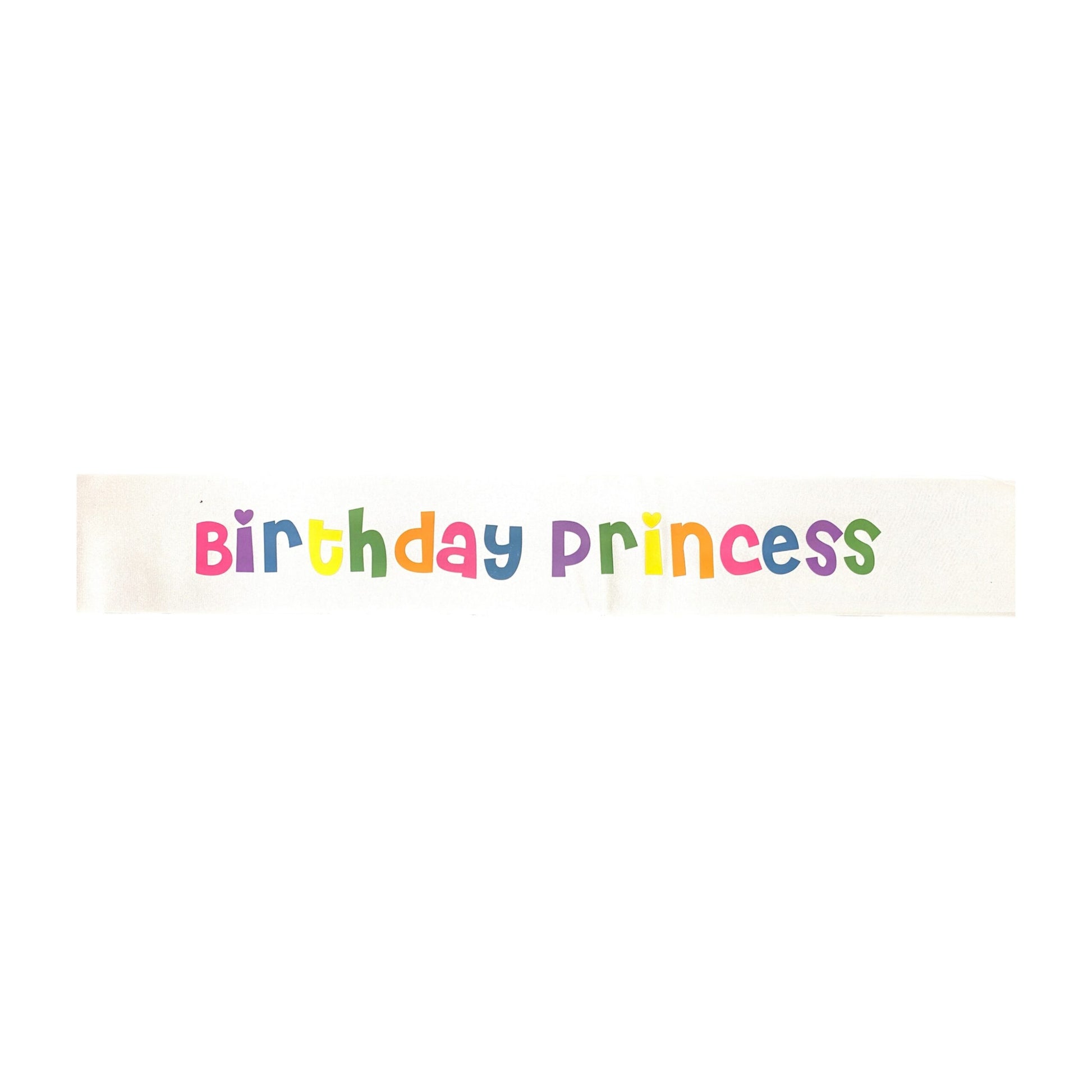 Birthday Princess Sash