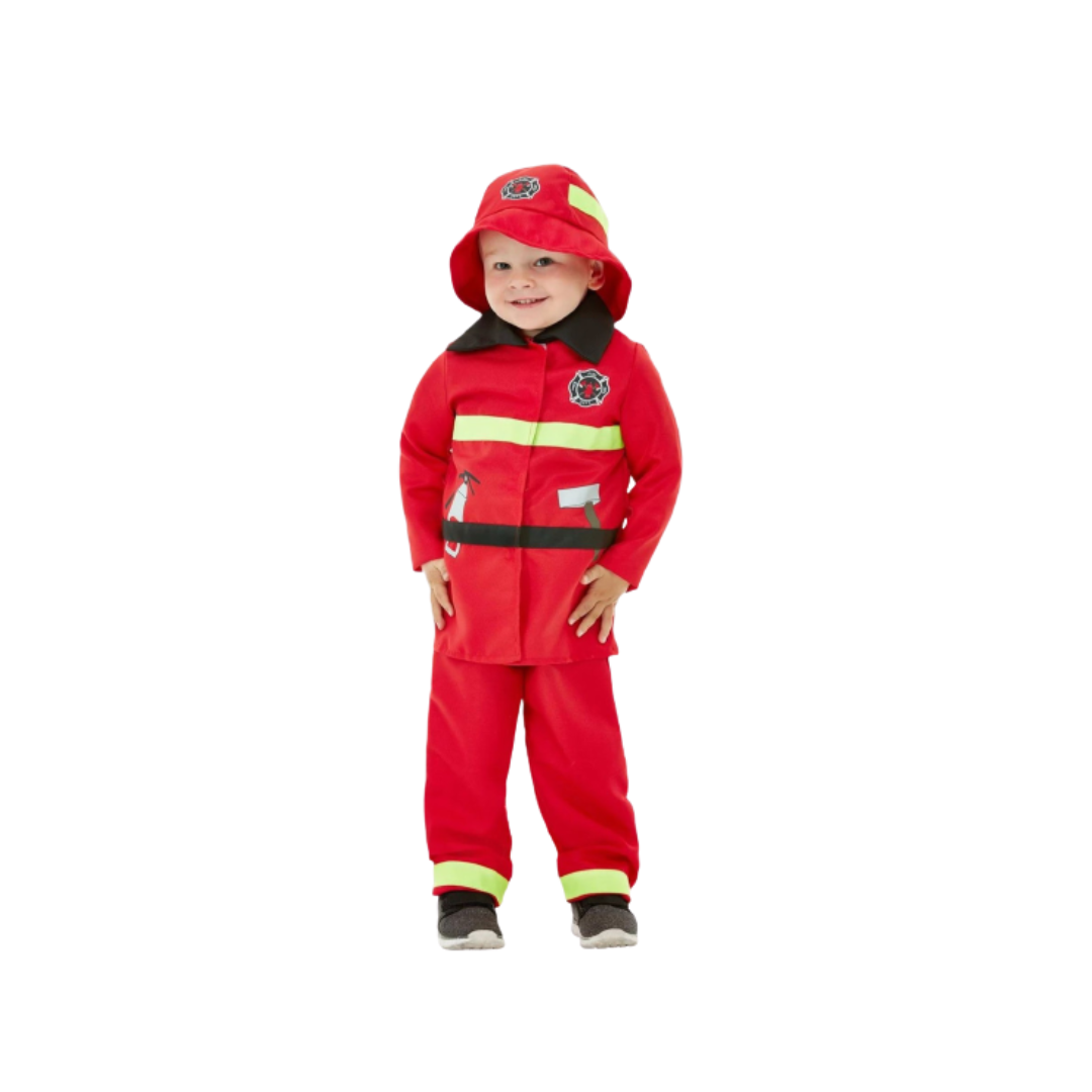 Kids Fire Man Costume Size L