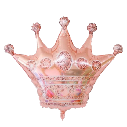 Rose Gold Crown Shaped Balloon 26"