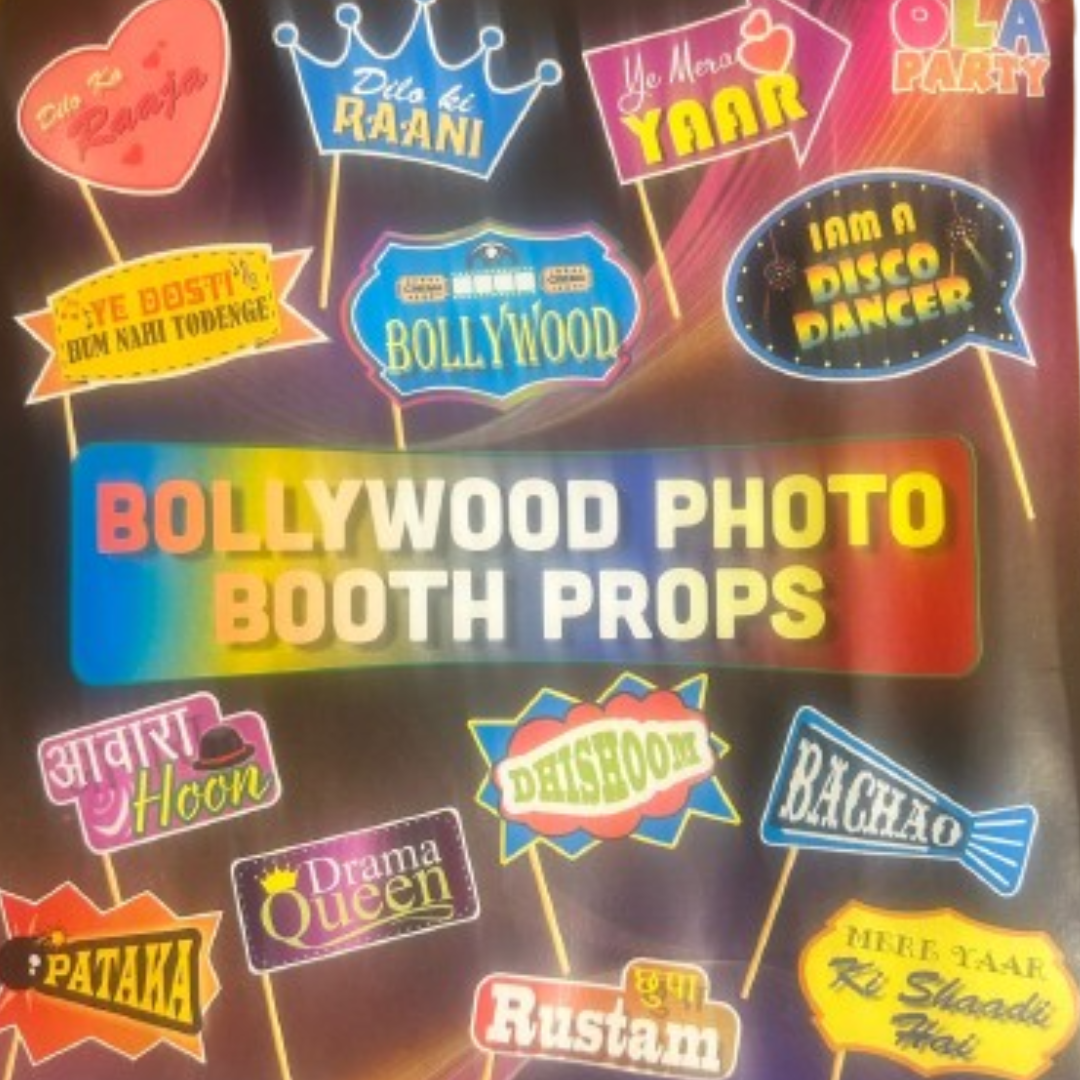 Bollywood Photo Props - 13PC