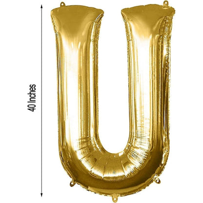 40" Alphabet U Balloon