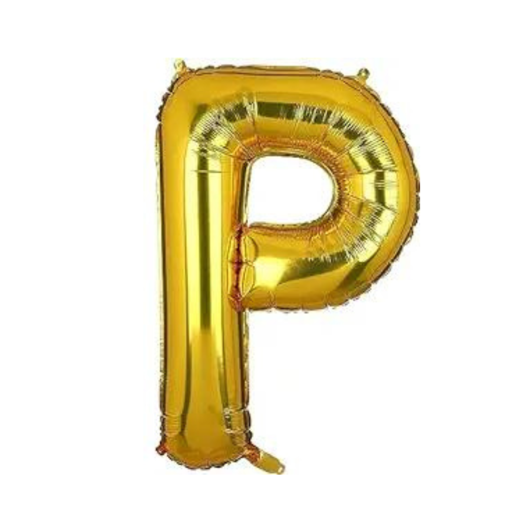 Large Shape Letter P Balloon - 40inches