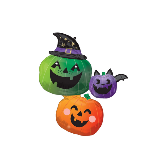 LRG SHP XL FUN&SPOOKY PUMPKIN STACKR