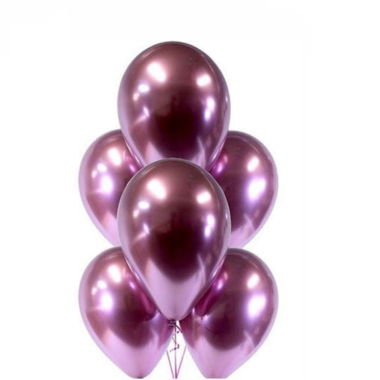 12 "Chrome Purple Balloons-10PC