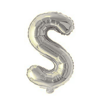 Large S Alphabet Foil Balloon 40" Inch Balloon for Birthday, Milestone & Anniversary Celebrations