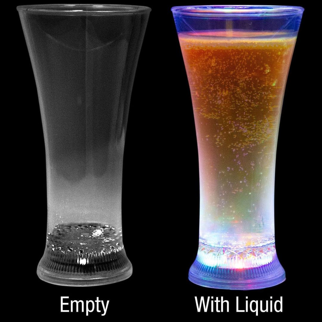 LED Tall Beer Glasses