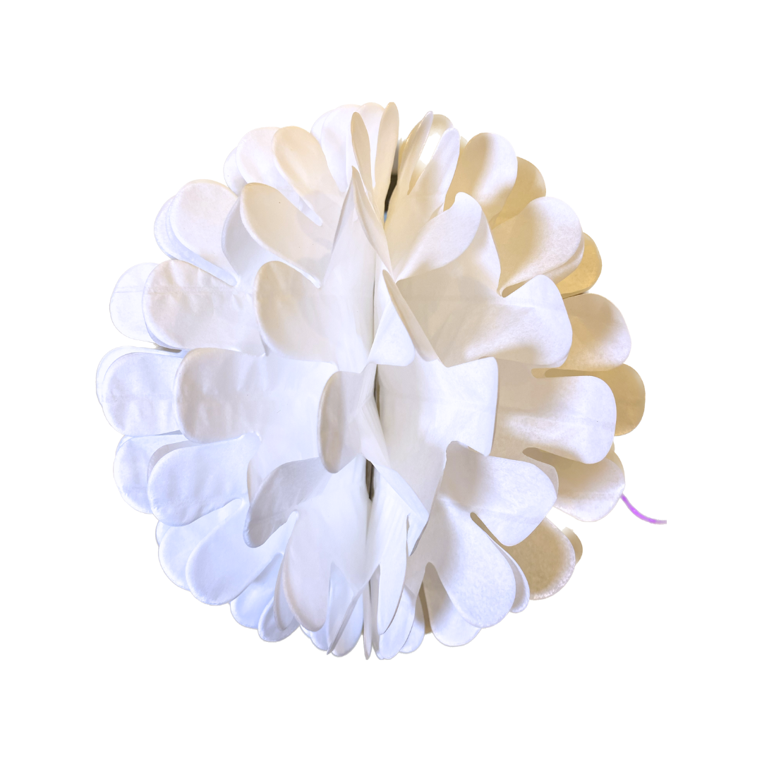 Fluffy Decoration White - 1 PC