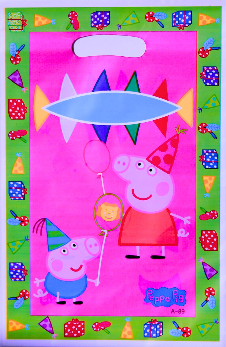 Peppa Pig party favor Loot bags