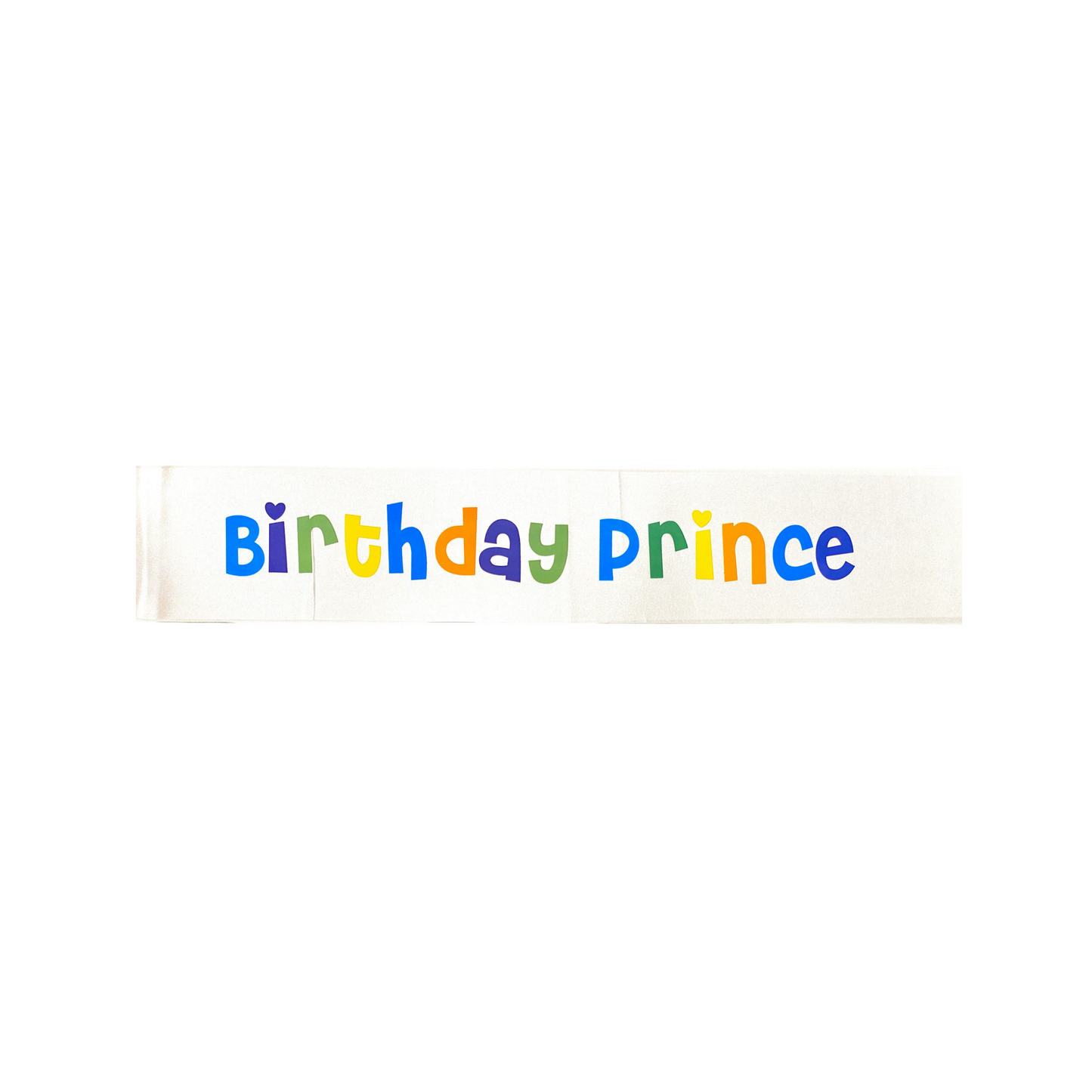 Birthday Prince Sash