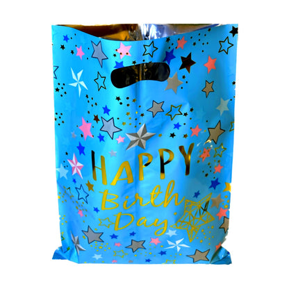 Happy Birthday Stary Affairs Aluminium Film Blue L