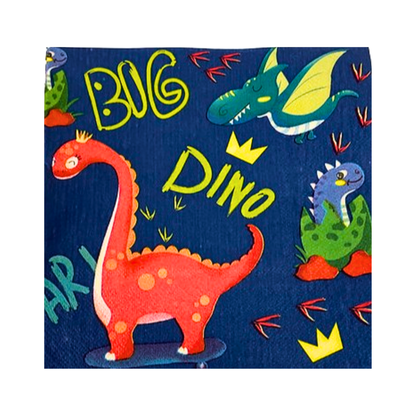 Dinosaur Theme Paper Napkins -Pack of 20