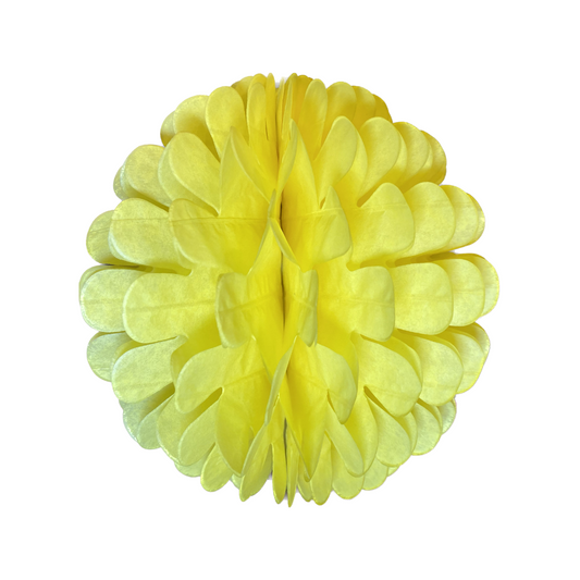 Fluffy Decoration Lemon Yellow - 1 PC