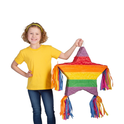 Rainbow Shaped Star Pinata