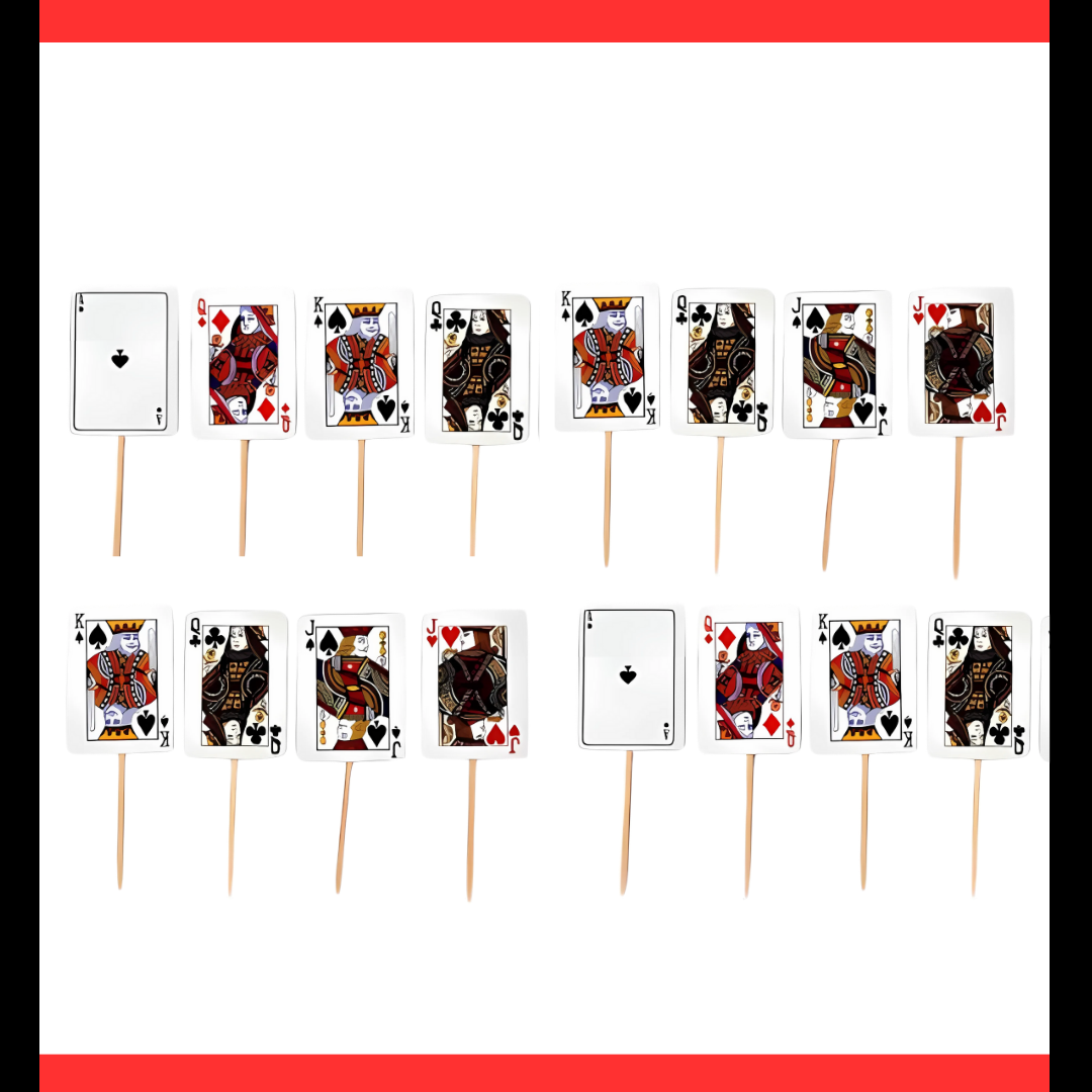 Card Party Casino Tooth Picks - 16PC