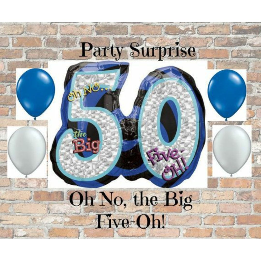 Oh No! it?s the Big 50th Birthday Balloons 26" P40