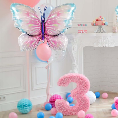 Colorful Butterfly Shaped Balloon 36"