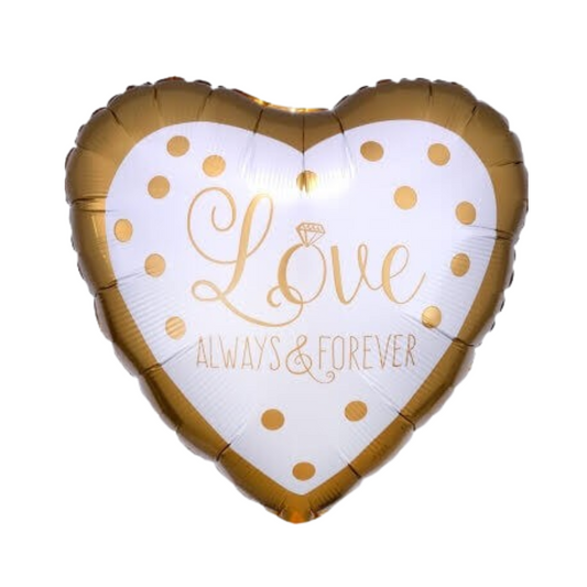 Love is Always & Forever Heart Shaped Balloon 18