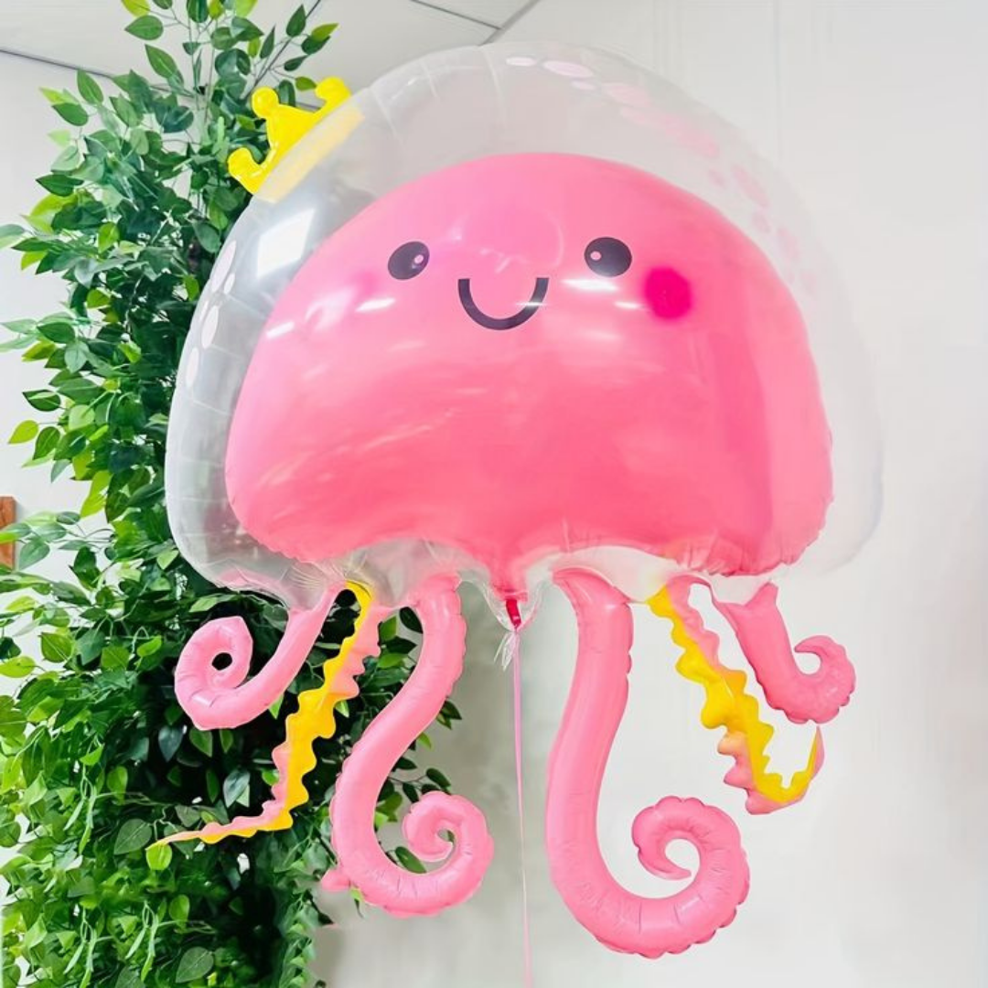 JellyFish Shaped Balloon Pink 36"