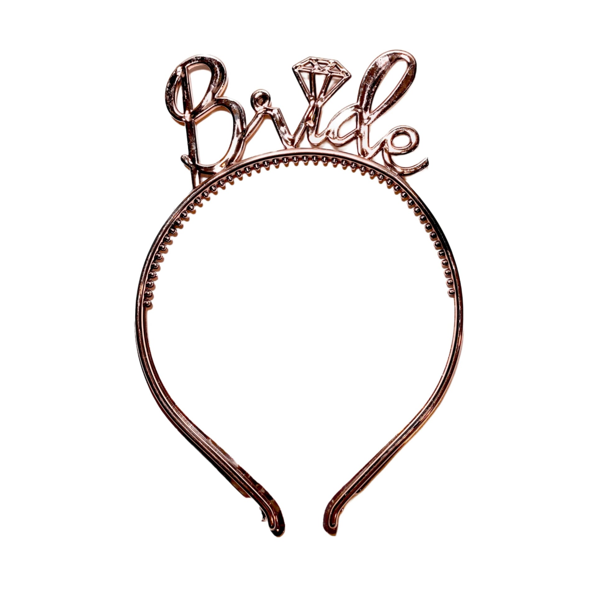 Bride Rose Gold Headband