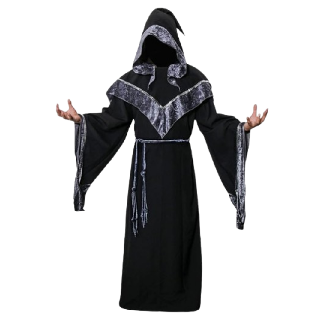 Wizard Costume with Robe and Belt - Size XXL