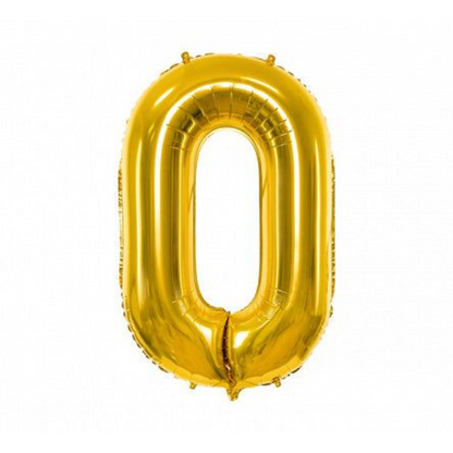 16" Letter O Golden Balloon