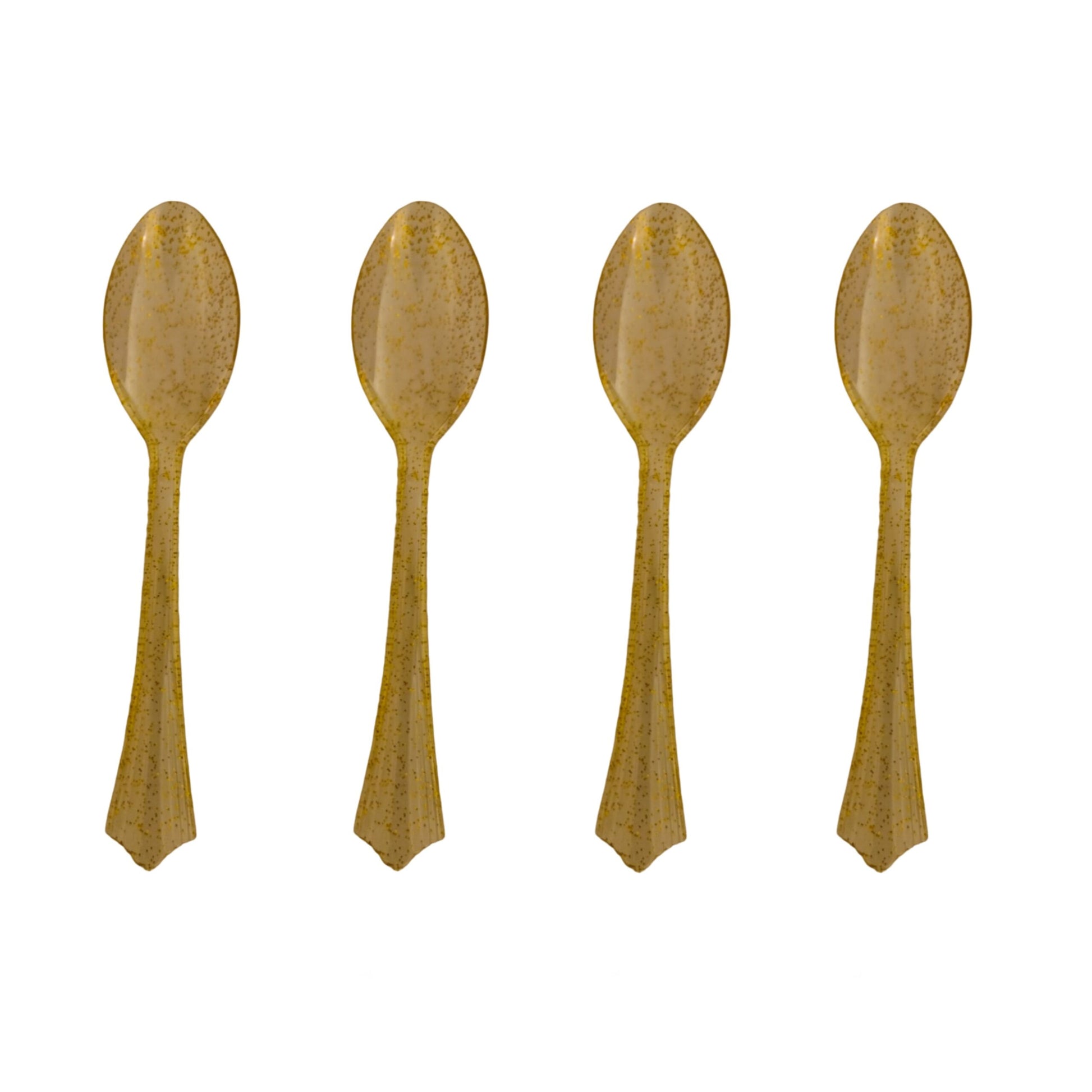 Shimmer Golden Spoons - 12PC