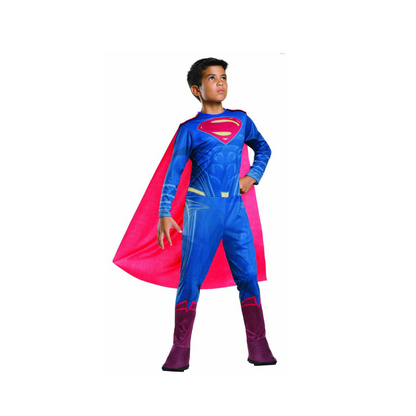 Muscular Superman Costume With Cape