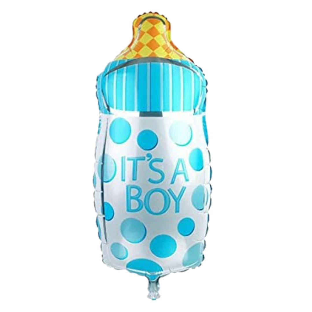 It's a Boy Milk Bottle Blue Balloon 18"