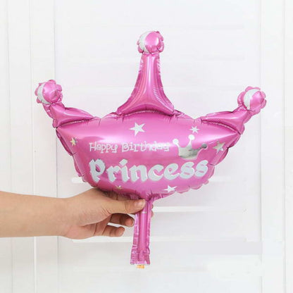 Happy Birthday Princess Crown Set Of 5