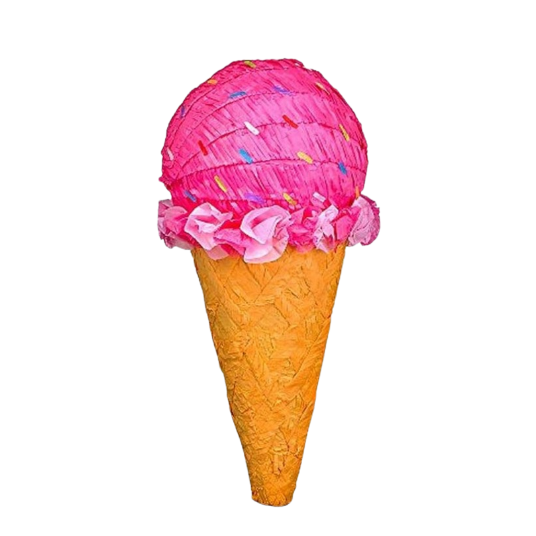 3D Soft Cone Icecream Shaped Cake Pinata