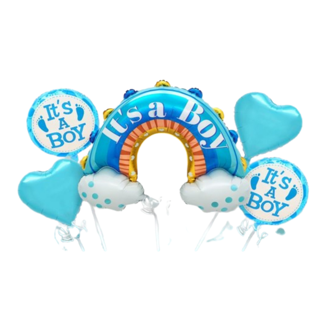 It's a Boy Rainbow Balloon Set - 5PC