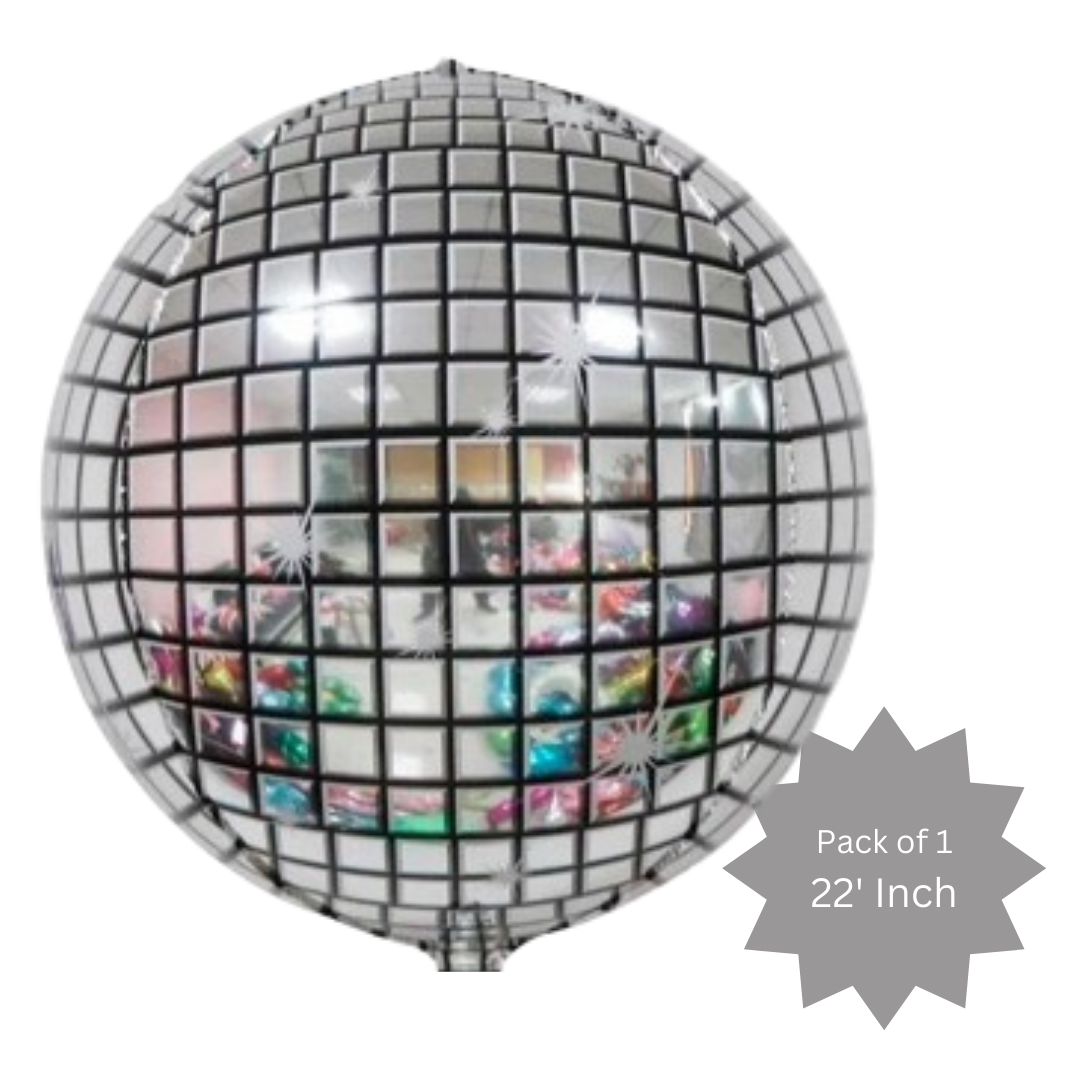 Disco Ball Shaped Balloon 22"