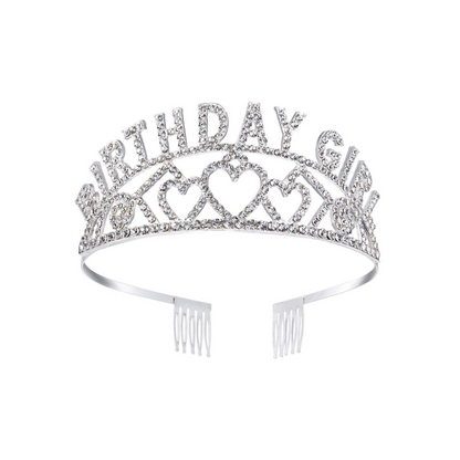 Birthday Girl Crown Tiara for Girls Birthday Party Accessory - 1PC