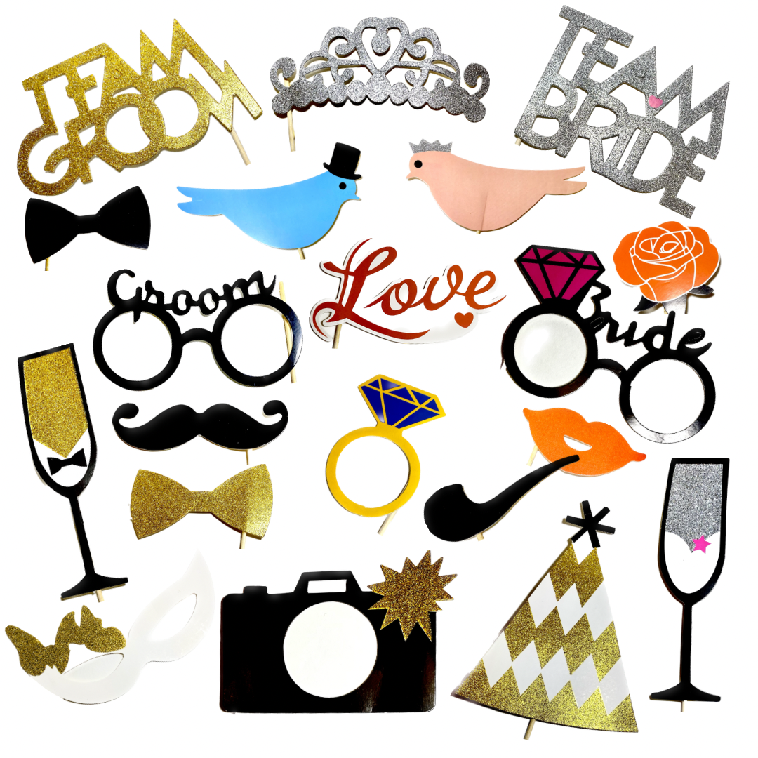 Wanna Party Bride To Be Props & Banner For Bachelorette Party - Photo Props