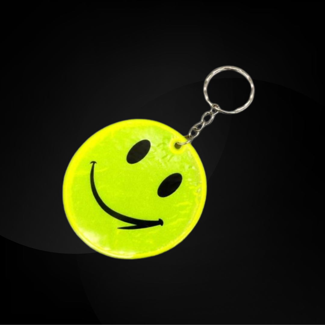 Smiley GID Key Chain - 6PC