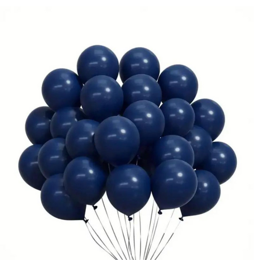 Deep Blue / Night Blue latex Balloons for Balloon Decorations 10" - 20PC