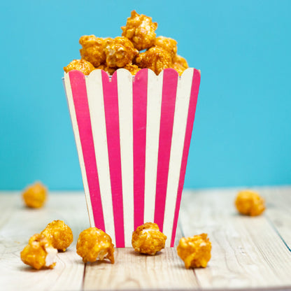 Striped Popcorn Holders Pink - 10PC