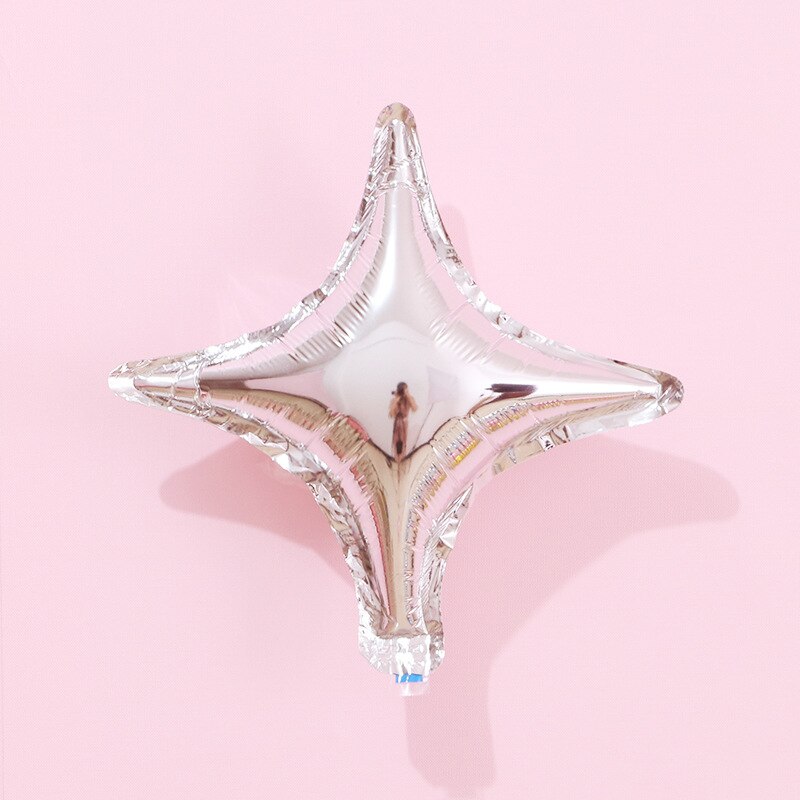 4 Edged Star Balloon Silver -1PC