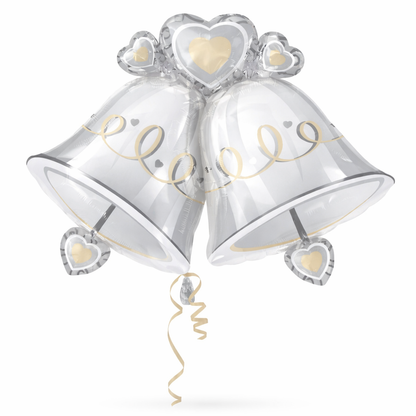 Wedding Bells SuperShape Balloon P35