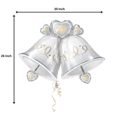 Wedding Bells SuperShape Balloon P35
