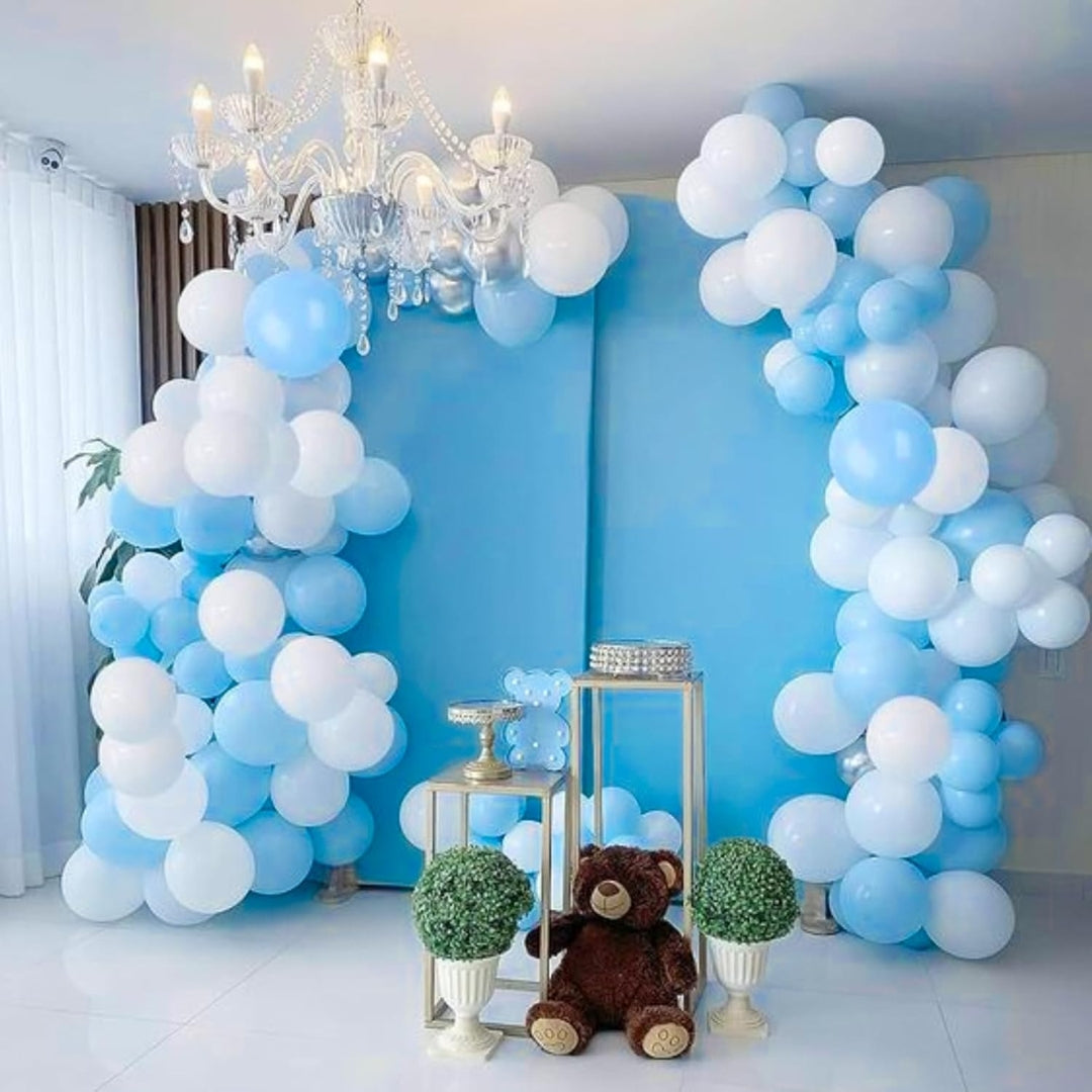 Sky Blue Latex/Rubber Balloons - Helium Quality -  12 inches - 20PC