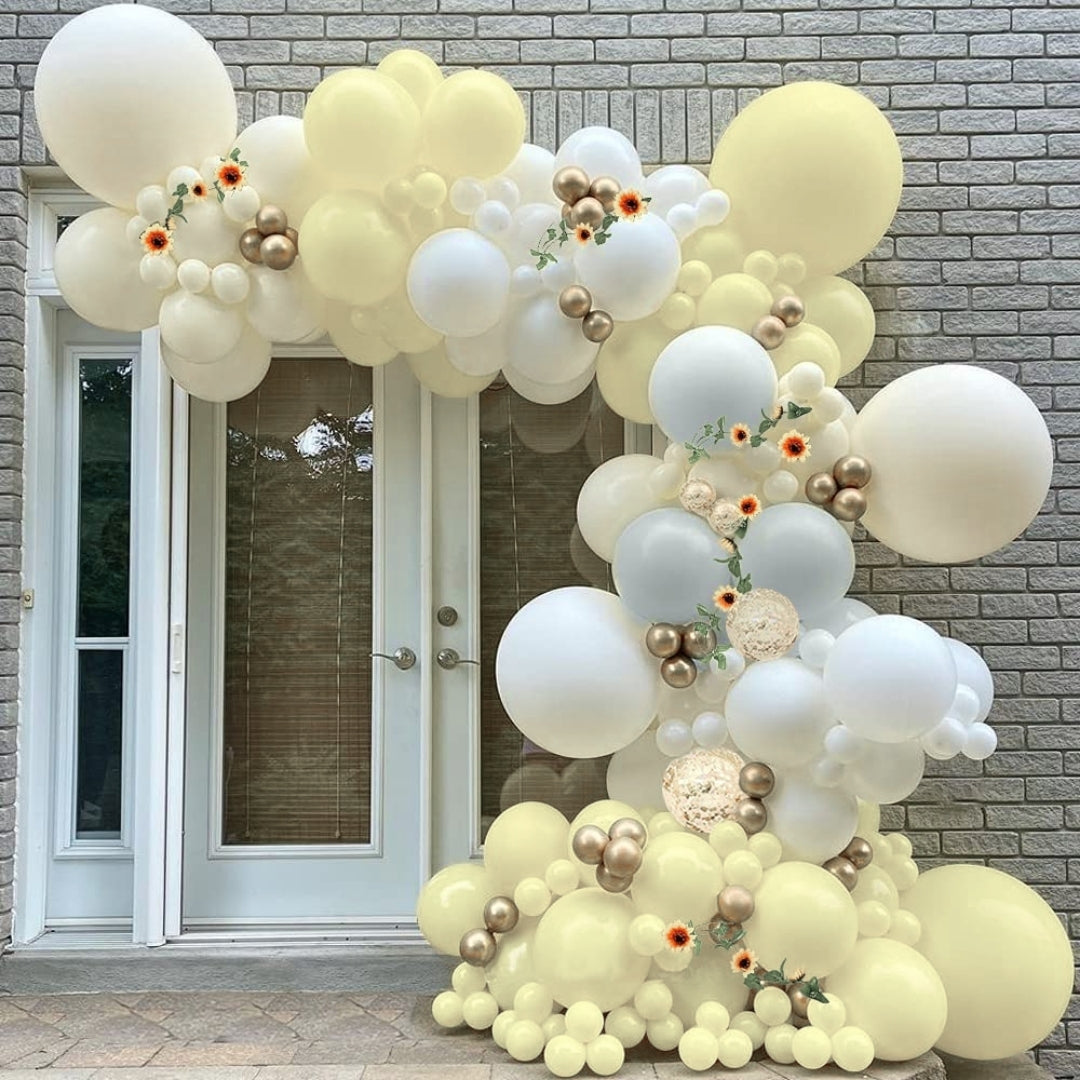 Pastel Macaron Yellow Latex / Rubber Balloon - Helium Quality - 12 inches - 10PC