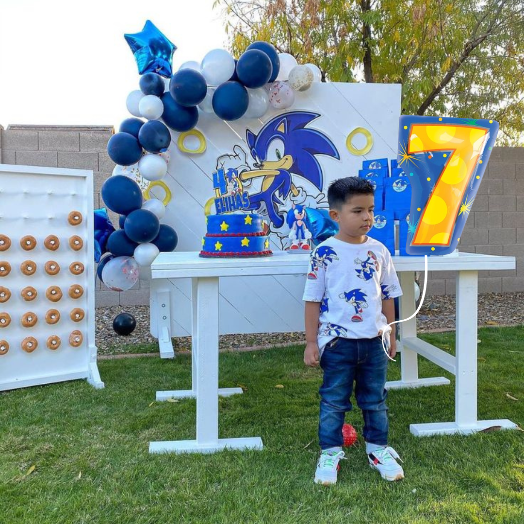 Number 7 Foil Balloon - 18 inches - Helium Quality - 1PC