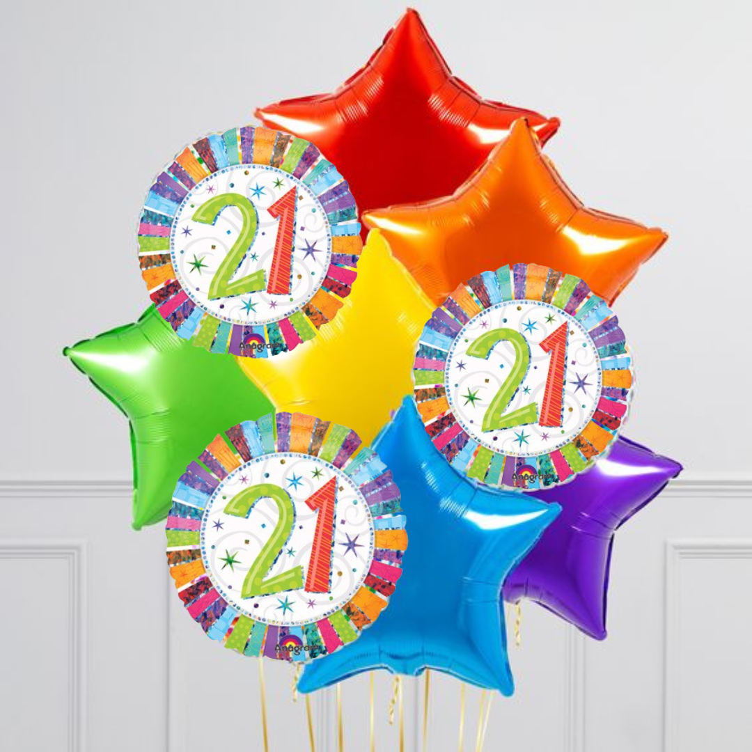 21st Birthday Balloon - 18 inches